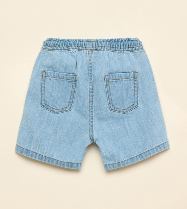 R&B  Bottomwear - Light Blue Shorts