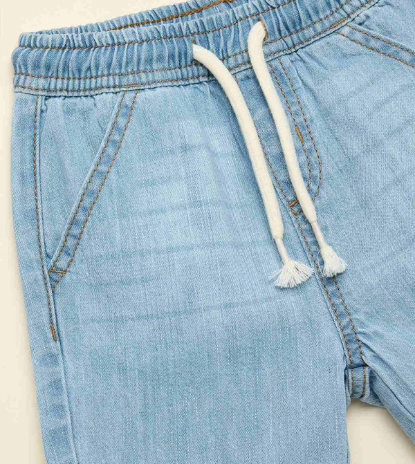 R&B  Bottomwear - Light Blue Shorts