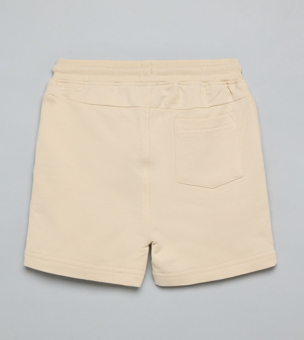 R&B  Bottomwear - Beige Shorts