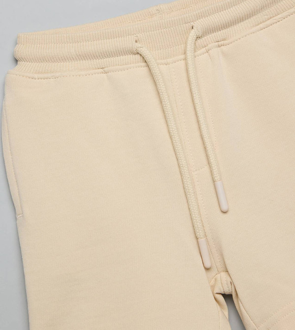 R&B  Bottomwear - Beige Shorts