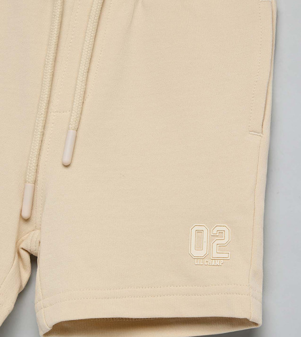 R&B  Bottomwear - Beige Shorts