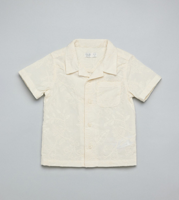 R&B  Shirts & Bottoms - Ivory Shirts & Bottoms