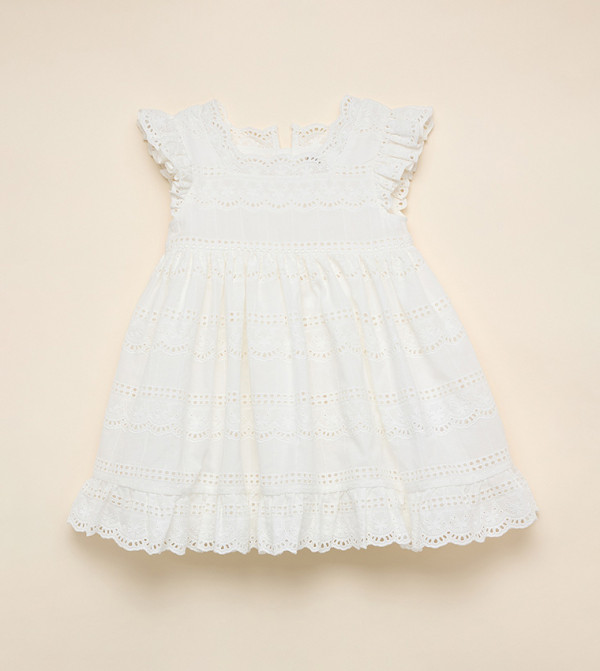 R&B girls-craft-pretty-summer - Ivory Casual Dress