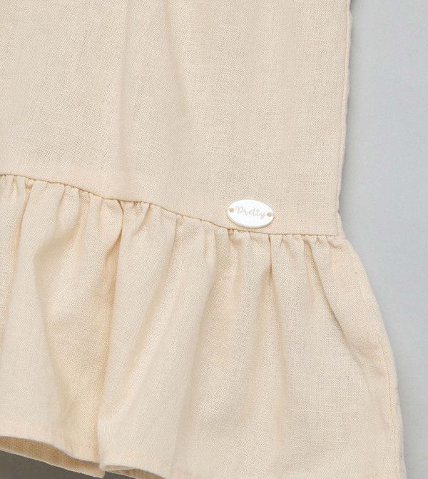 R&B Tops & Pants - Beige Tops & Pants