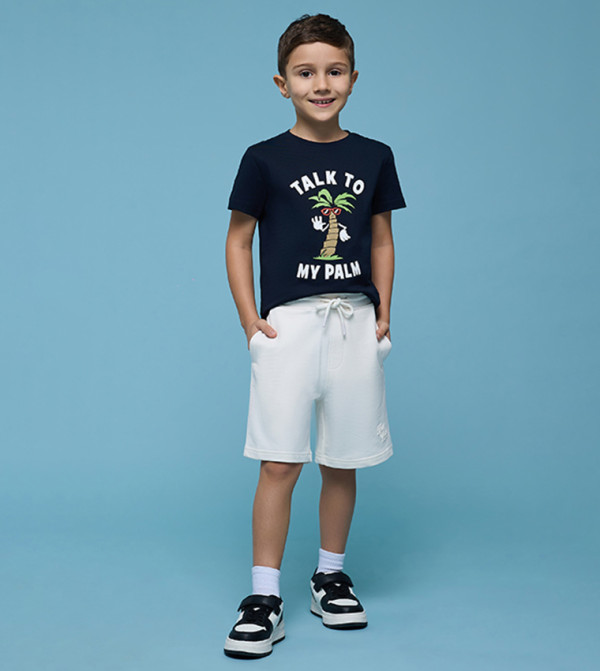 R&B  Shorts - Ivory Joggers