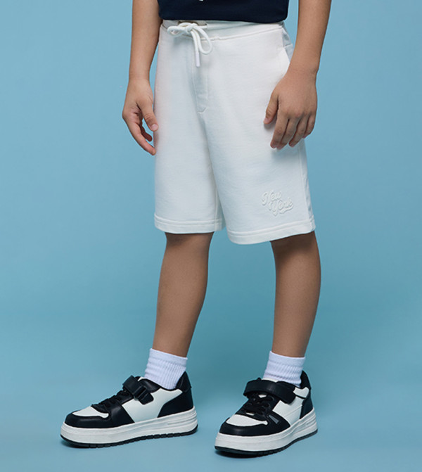 R&B  Shorts - Ivory Joggers
