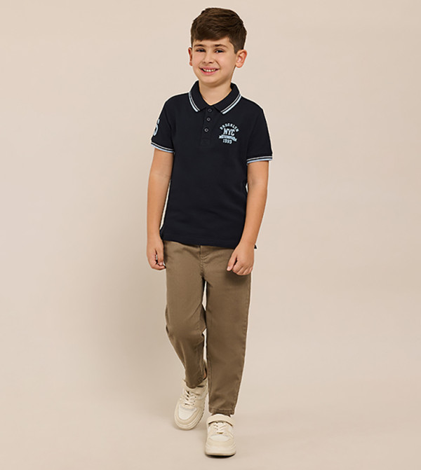 R&B  Clothing - Navy T-shirts