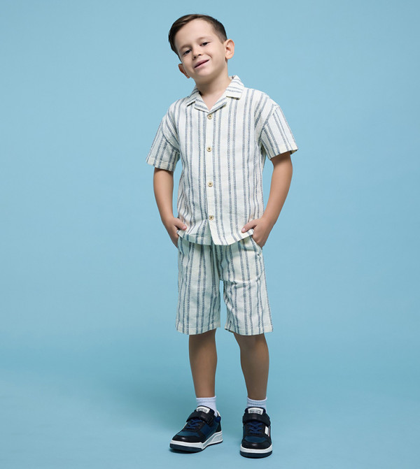 أر آند بي cool-kid-uniforms-k - عاجي قمصان و بناطيل