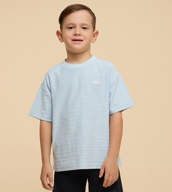 أر آند بي  ملابس - أزرق سماوي  T-shirts