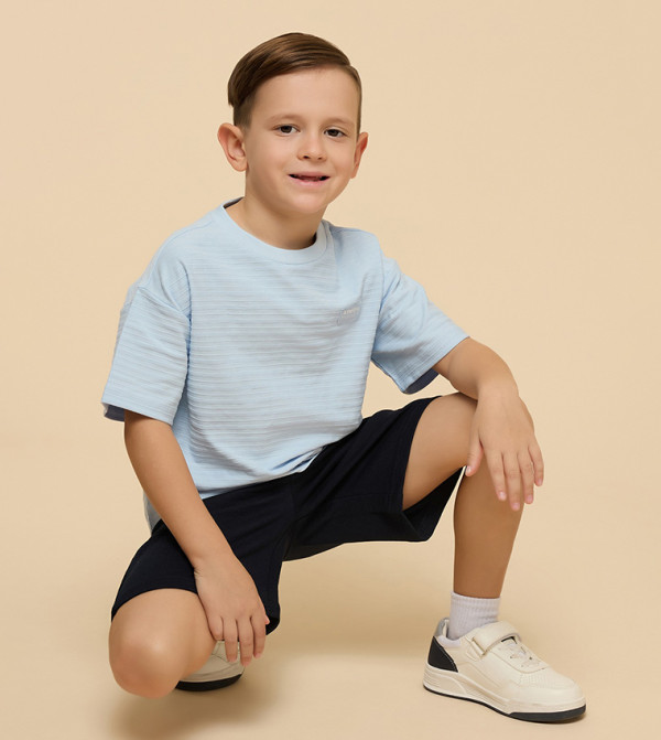 أر آند بي  ملابس - أزرق سماوي  T-shirts