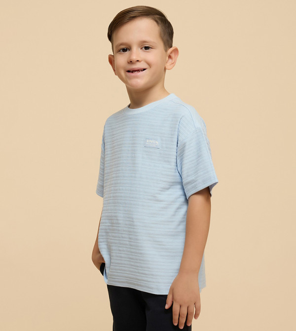 أر آند بي  ملابس - أزرق سماوي  T-shirts