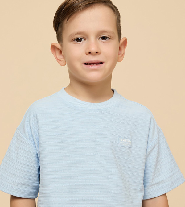 أر آند بي  ملابس - أزرق سماوي  T-shirts