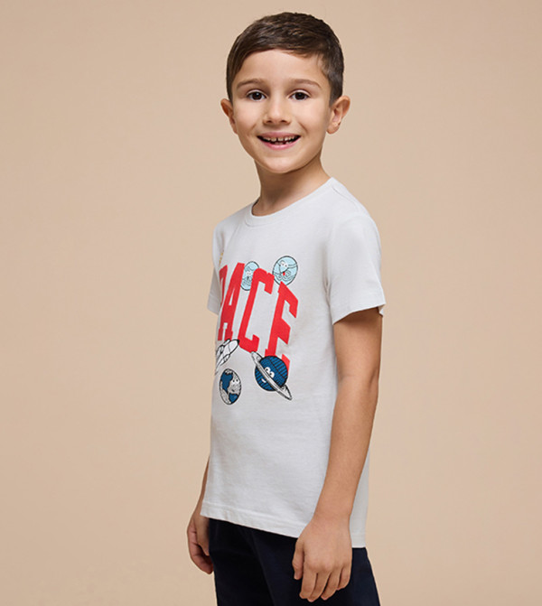 R&B holiday-ready-k - Grey T-shirts