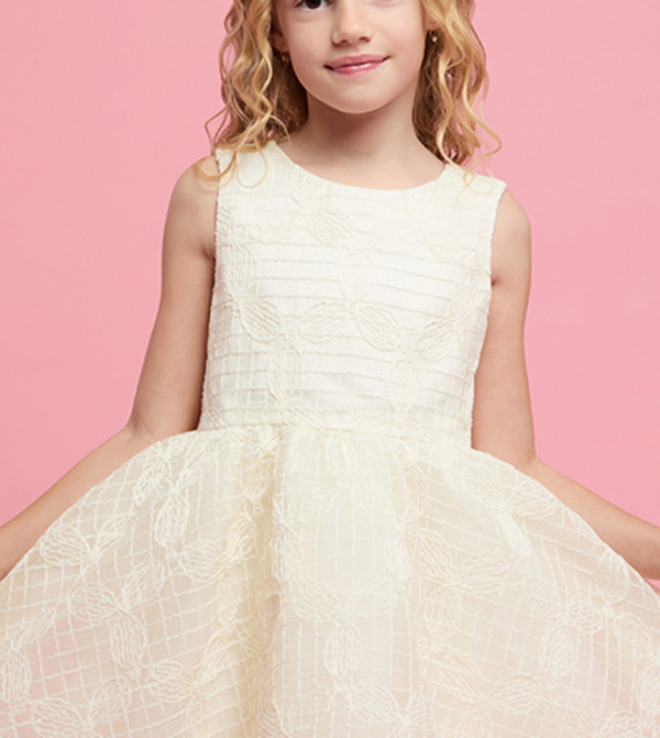 R&B R&B - Ivory Casual Dress