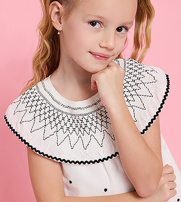 R&B - Ivory Casual Dress