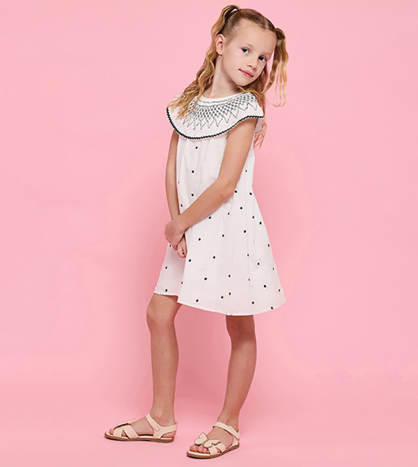 R&B - Ivory Casual Dress