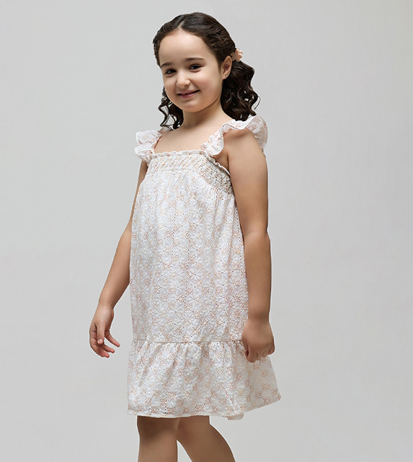 R&B - Ivory Casual Dress