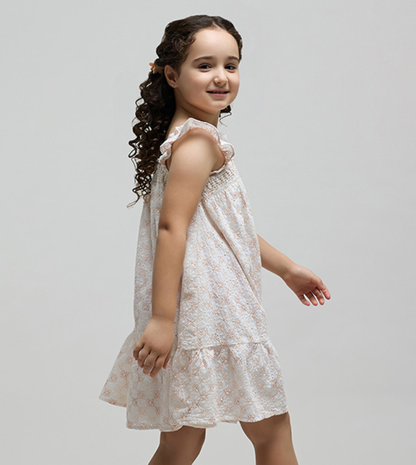 R&B - Ivory Casual Dress