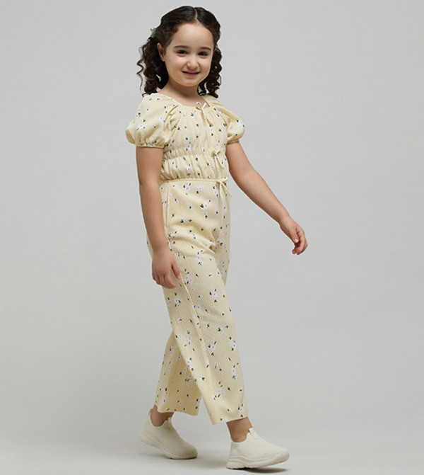 R&B  Onepiece & Bodysuits - Light Yellow Casual Dress