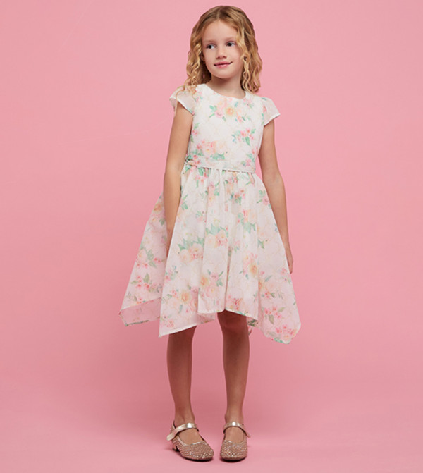 R&B  - Ivory Casual Dress