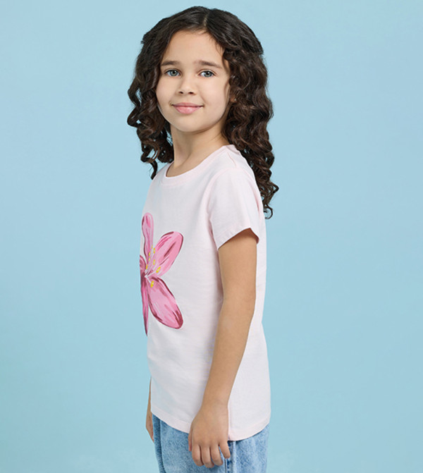 R&B  daily-essentials - Light Pink T-shirts