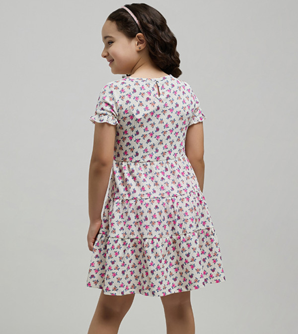 R&B preppy-layers - Ivory Casual Dress