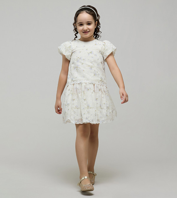 R&B  Sets - Ivory Casual Dress