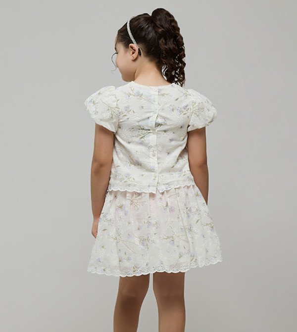 R&B  Sets - Ivory Casual Dress