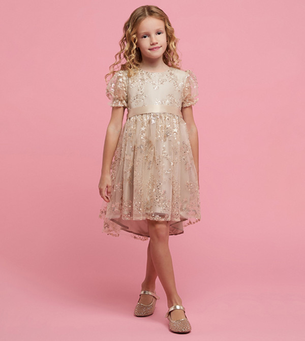 R&B  Casual Dress - Gold Casual Dress