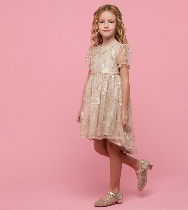 R&B  Casual Dress - Gold Casual Dress