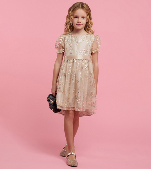 R&B  Casual Dress - Gold Casual Dress
