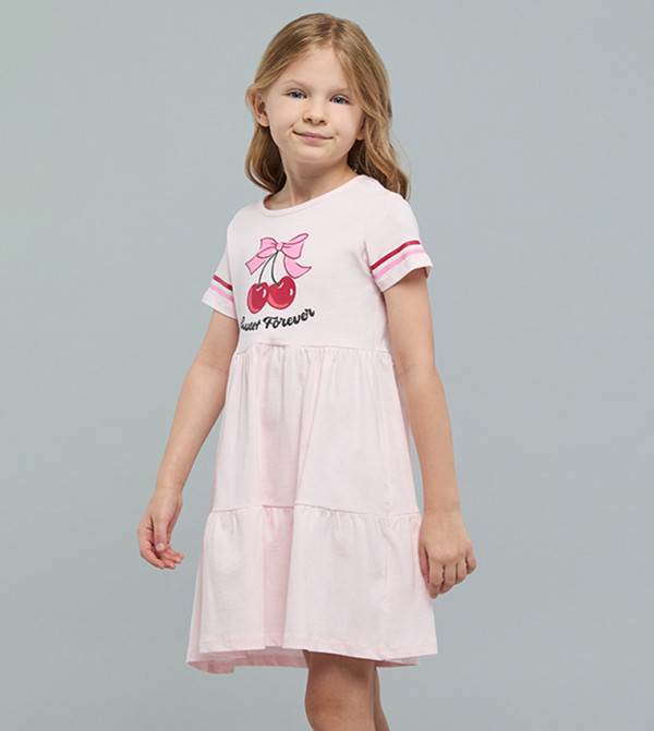 R&B  Dresses - Pink Casual Dress