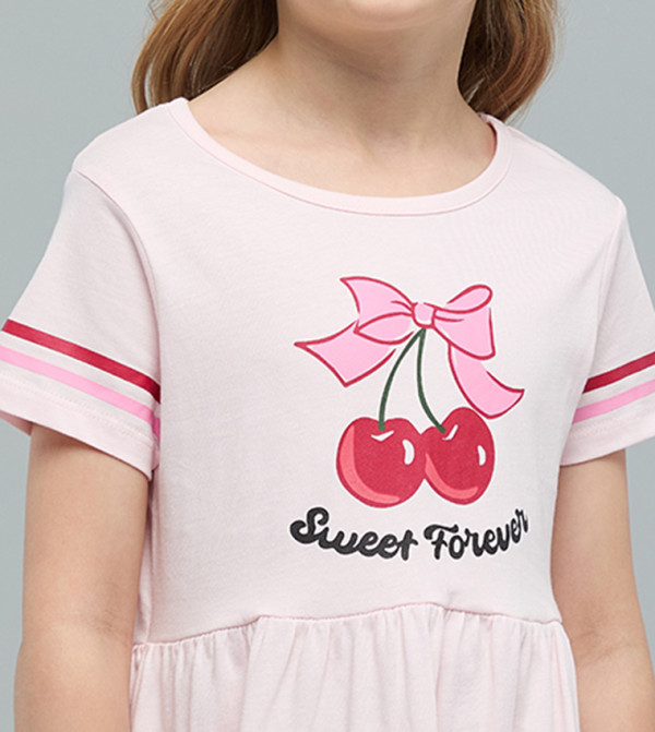 R&B  Dresses - Pink Casual Dress