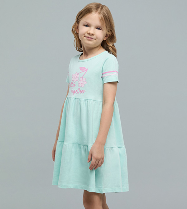 R&B cobalt-and-ochre - Blue Casual Dress