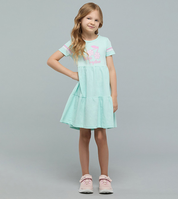 R&B cobalt-and-ochre - Blue Casual Dress