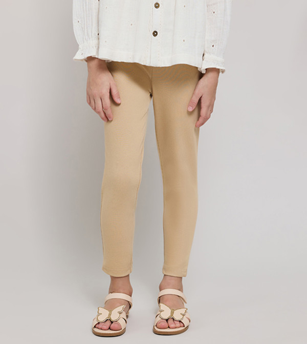 R&B Trousers & Pants - Beige Trousers & Pants