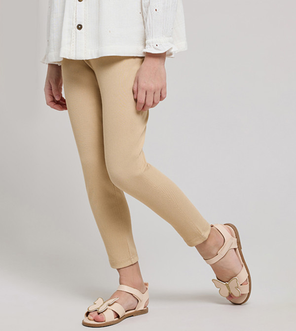 R&B Trousers & Pants - Beige Trousers & Pants