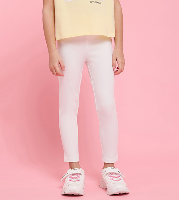 R&B Trousers & Pants - White Trousers & Pants