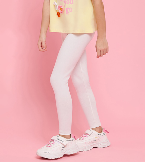 أر آند بي  ليقينز - أبيض leggings