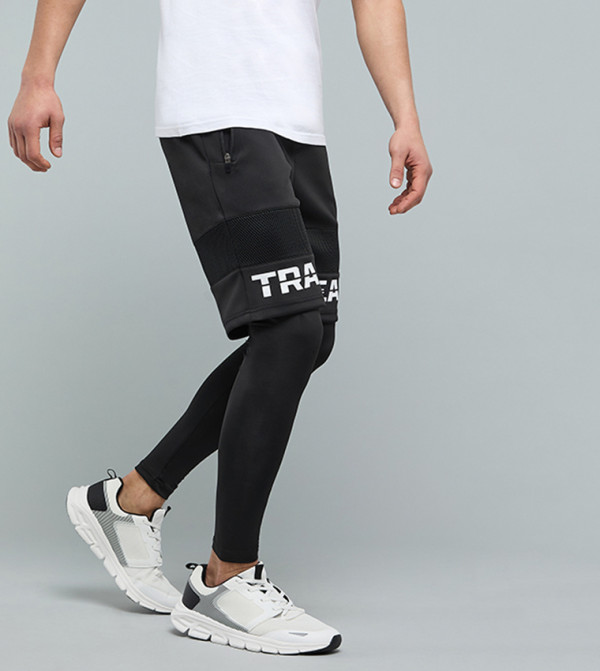 R&B Sportswear - Black Track Pants & Joggers