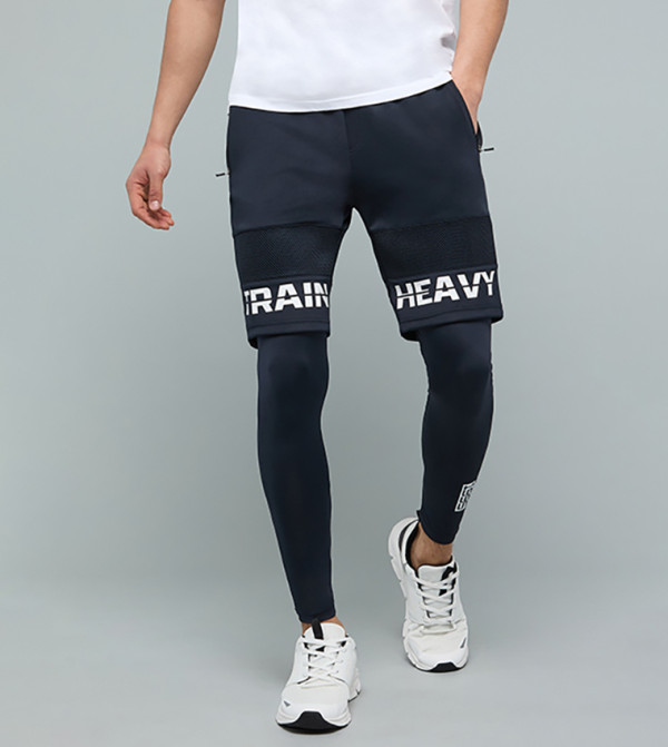 أر آند بي  ملابس رياضة - كحلي مزرق  Track Pants & Joggers