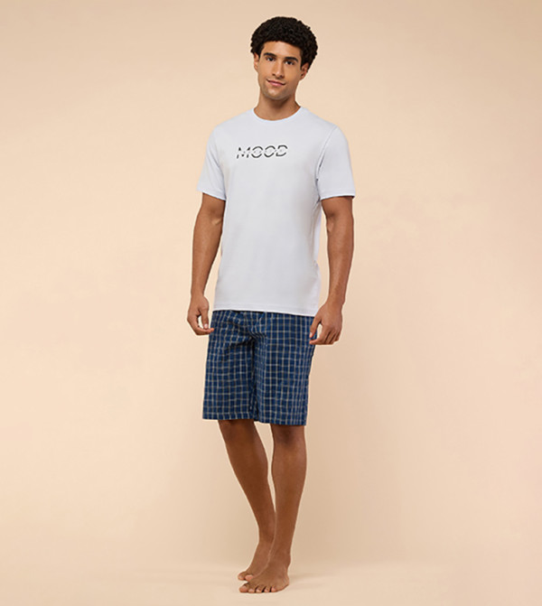 R&B Sleepwear - Light Blue Pyjama Set