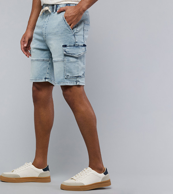 أر آند بي  ملابس - أزرق فاتح Straight Jeans