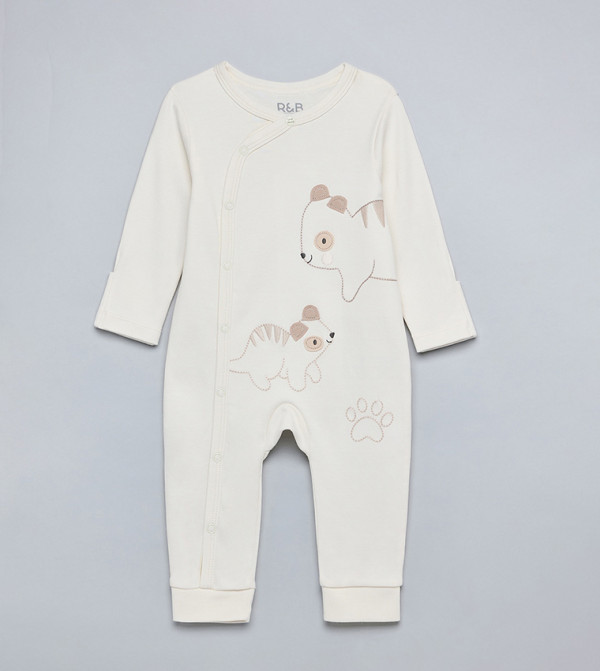 R&B  Sleep Suits - Ivory Sleep Suits