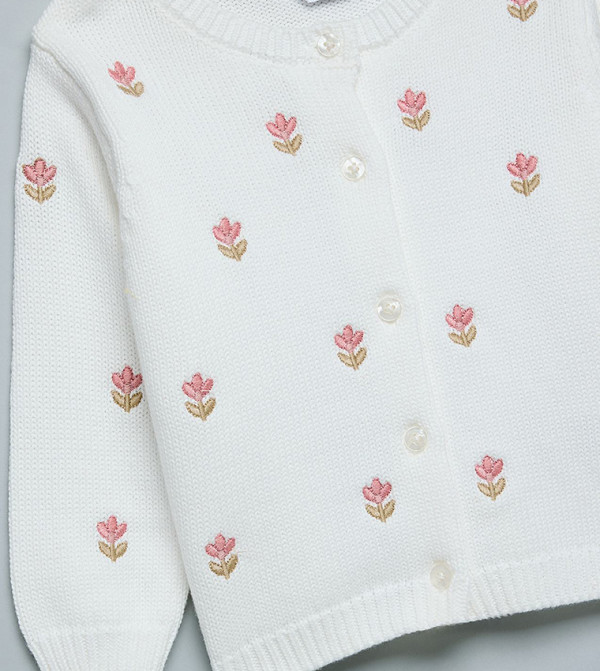 R&B Winterwear & Outerwear - Ivory Sweaters & Cardigans