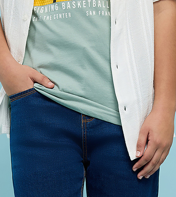 R&B  Jeans - Dark Blue Tops & Pants