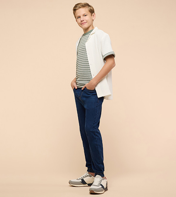 R&B  Jeans - Navy T-shirts & Bottoms