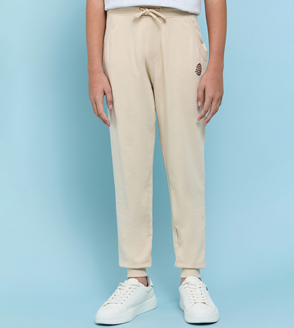 R&B  Bottomwear - Beige Joggers