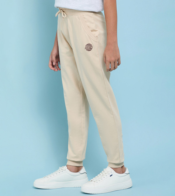 R&B  Bottomwear - Beige Joggers