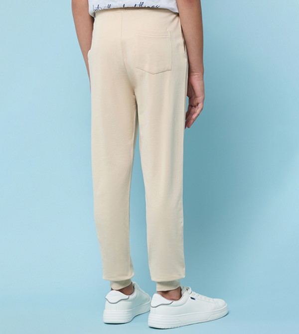 R&B  Bottomwear - Beige Joggers
